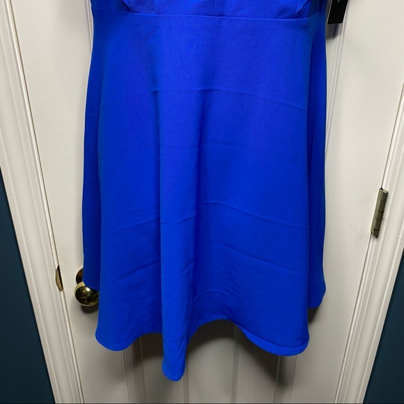 Lulus New Adventure Royal Blue Embroidered Skater Dress - Picture 3 of 10